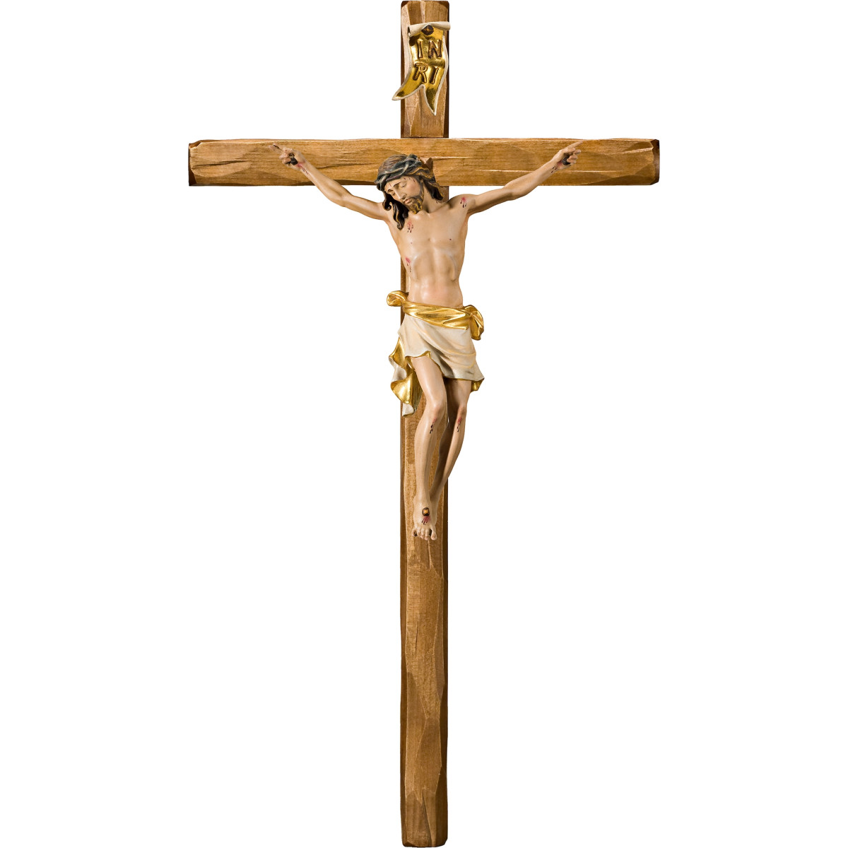 Cristo Pisa en cruz recta